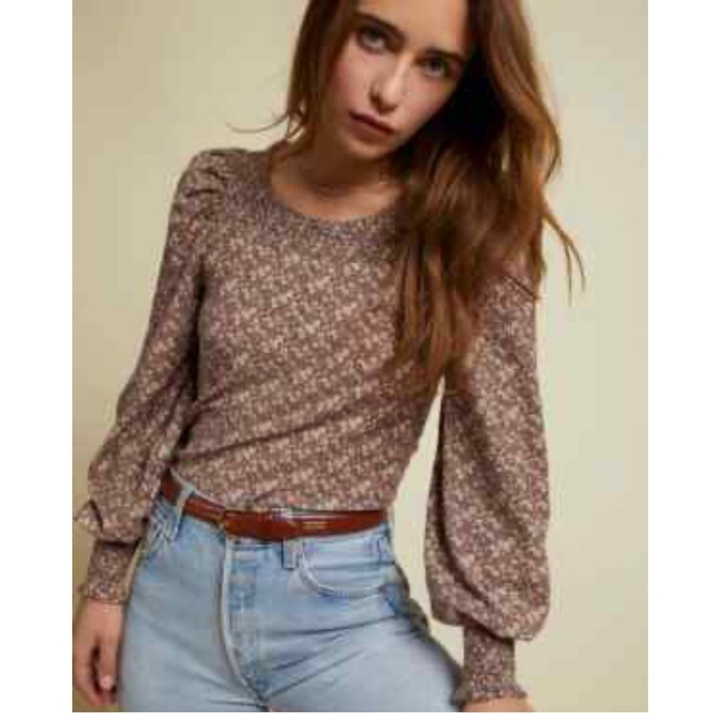 NATION LTD Abigail Festival Long Sleeve Top Size XS